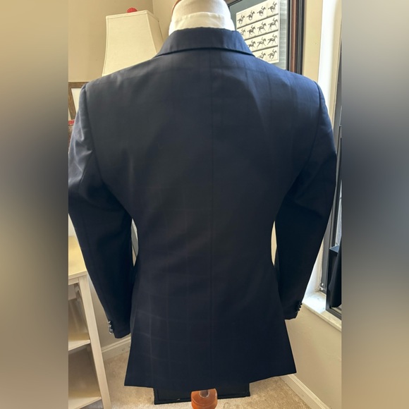 Grand Prix Women's Tone on Tone Navy Show Jacket 14 Slim. - Picture 5 of 6